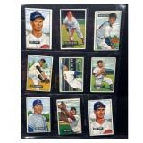 (9) 1951 Bowman Baseball Picture Cards