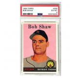 1958 Topps Bob Shaw Baseball Card #206, PSA 6
