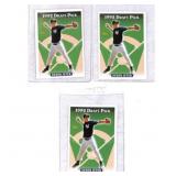 1993 Topps Derek Jeter Rookie Cards (3)
