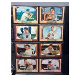 (8) 1955 Bowman Baseball Cards Nice Shape