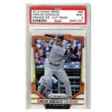 2014 Panini Prizm Carlos Gonzalez Orange Die-Cut