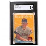 1958 Topps Roger Maris RC #47 SGC 1 PR