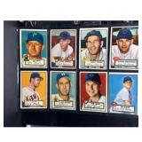 (8) 1952 Topps Baseball Cards