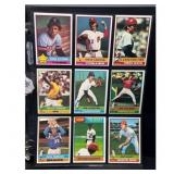 (9) 1976 Topps Baseball Hall Of Famers