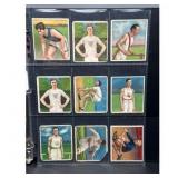 (9) 1910 Mecca Cigarette Athlete Cards