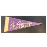 Cincinnati Redlegs Felt Pennant 9´´