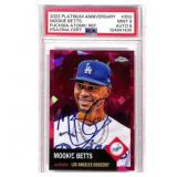 2022 Topps Chrome Mookie Betts Auto Card PSA9/8