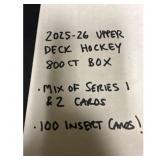 2025-26 Upper Deck Hockey Card Box