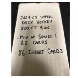 2024-25 Upper Deck Hockey Card Lot (800 Ct Box)