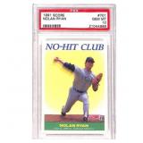1991 Score #701 Nolan Ryan No-Hit Club PSA 10