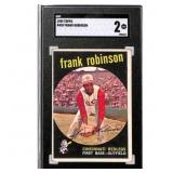 1959 Topps #435 Frank Robinson SGC 2