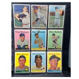 (28) 1957-58 Topps Baseball Estate Cards