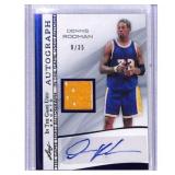 Dennis Rodman Autographed Patch Card 9/35