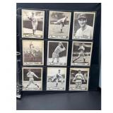 (9) 1940 Play Ball Baseball Cards, Crease Free