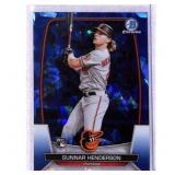 2023 Bowman Chrome Gunnar Henderson RC Card
