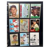 (9) 1950s-60s Baseball Cards