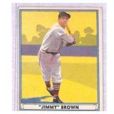1941 Play Ball Baseball Card, Jimmy Brown