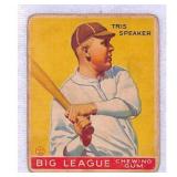 1933 Goudey Baseball Card No. 89 Tris Speaker