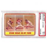 1962 Topps #312 Warren Spahn PSA EX 5