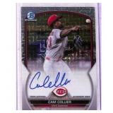 2023 Bowman Chrome Cam Collier Autographed Card