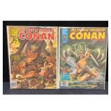 Two Issues of The Savage Sword of Conan' Comics