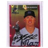 2023 Topps Chrome Peyton Burdick RC 5/5