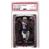 2014 Topps Chrome Tom Brady Card PSA-6