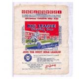 1934 Goudey Big League Chewing Gum Wrapper