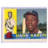 1960 Topps Hank Aaron Baseball Card #300