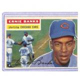 1956 Topps Ernie Banks Baseball Card #15