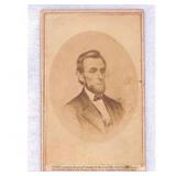 Carte de Visite of Abraham Lincoln, 1865