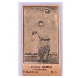 1925 W590 George Burns Strip Card High Grade