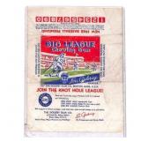 1934 Goudey Baseball Card Gum Wrapper