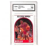 1989 Hoops Scottie Pippen #244 Graded GMA 10