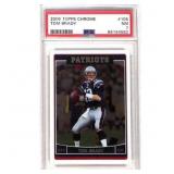 2006 Topps Chrome Tom Brady #106 PSA 7 NM