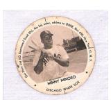 1954 Dixie Lid Minny Minoso Baseball Disc