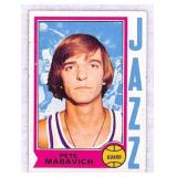1974 Topps Pete Maravich Basketball Card #10