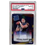 2017 Optic Mitchell Trubisky Rookie Card PSA 10