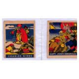 Two 1948 Leaf Pirates Gum Cards