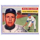 1956 Topps Walter Alston Baseball Card #8