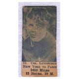 1925 W590 Col. Lindbergh Trading Card