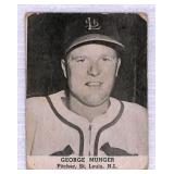 1947 Tip Top Bread George Munger Baseball Card