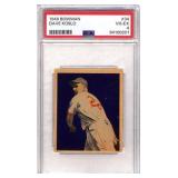 1949 Bowman #34 Dave Koslo Graded PSA 4