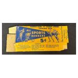 Vintage All Sports Banners Chewing Gum Box