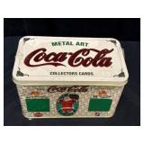 Coca-Cola Metal Art Collectors Card Tin Sealed