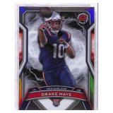 Topps Drake Maye Rookie Card, Refractor