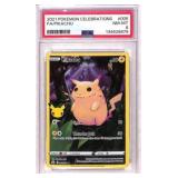 2021 Pokï¿½mon Celebrations Pikachu PSA 8