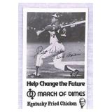 1974 KFC March of Dimes Hank Aaron Card