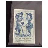 19th-Century A.B. Currier Baseball Trade Card