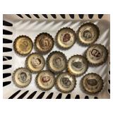 (17) Coca Cola Bottle Caps Football